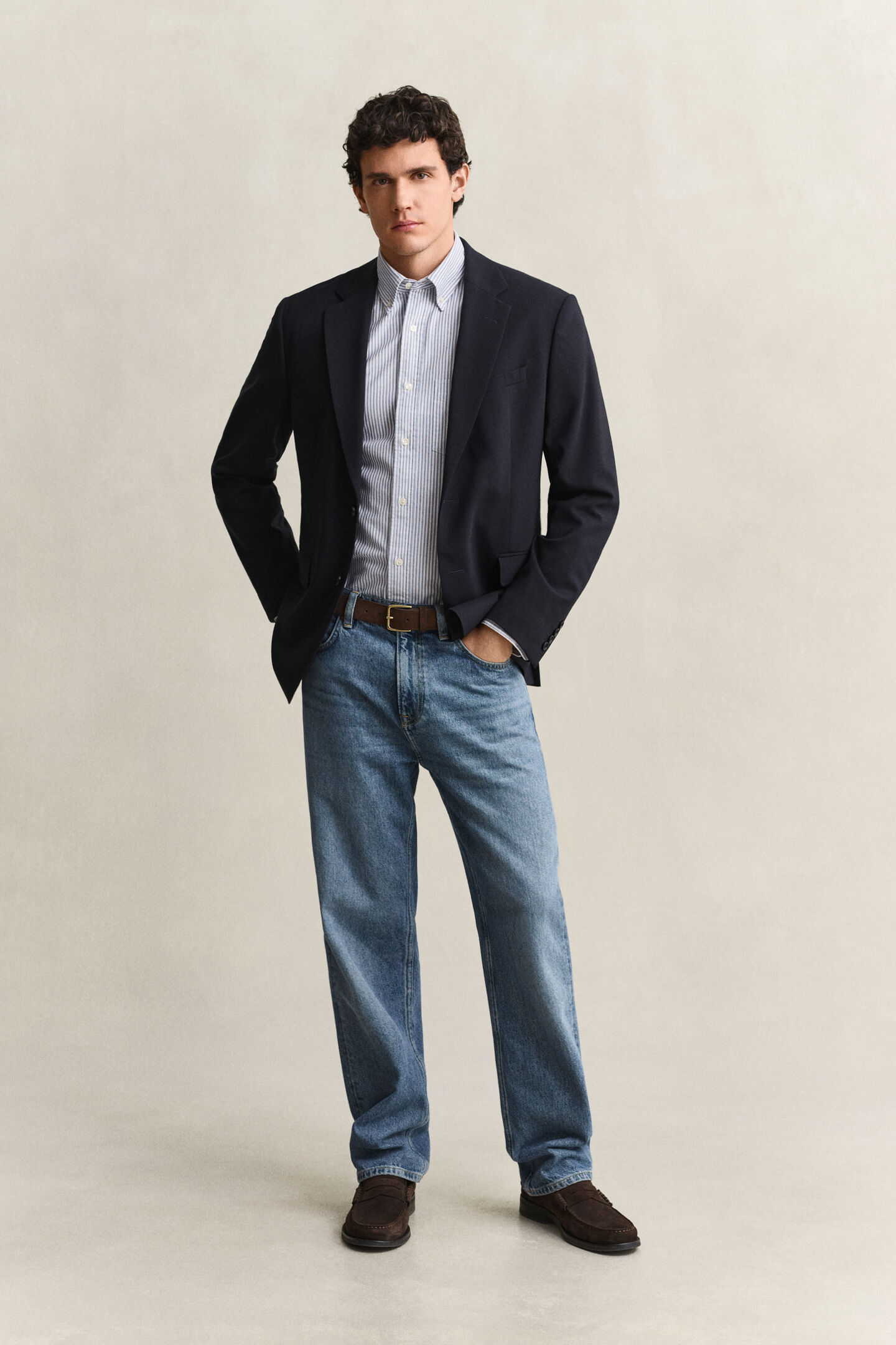 Banker Stripe Classic Oxford Shirt