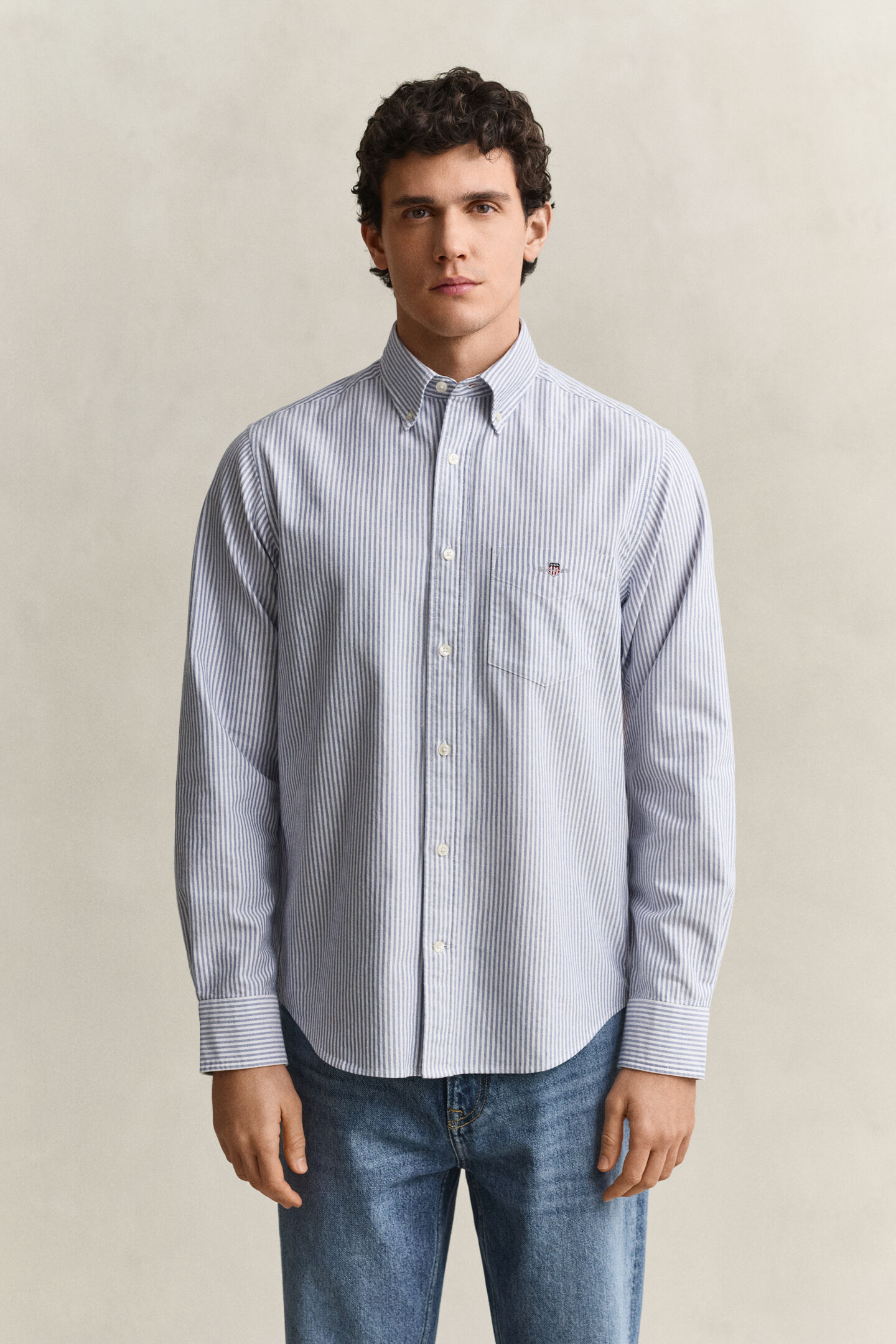 Banker Stripe Classic Oxford Shirt