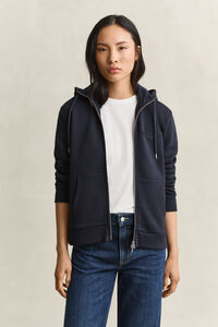 Tonal Shield Zip Hoodie