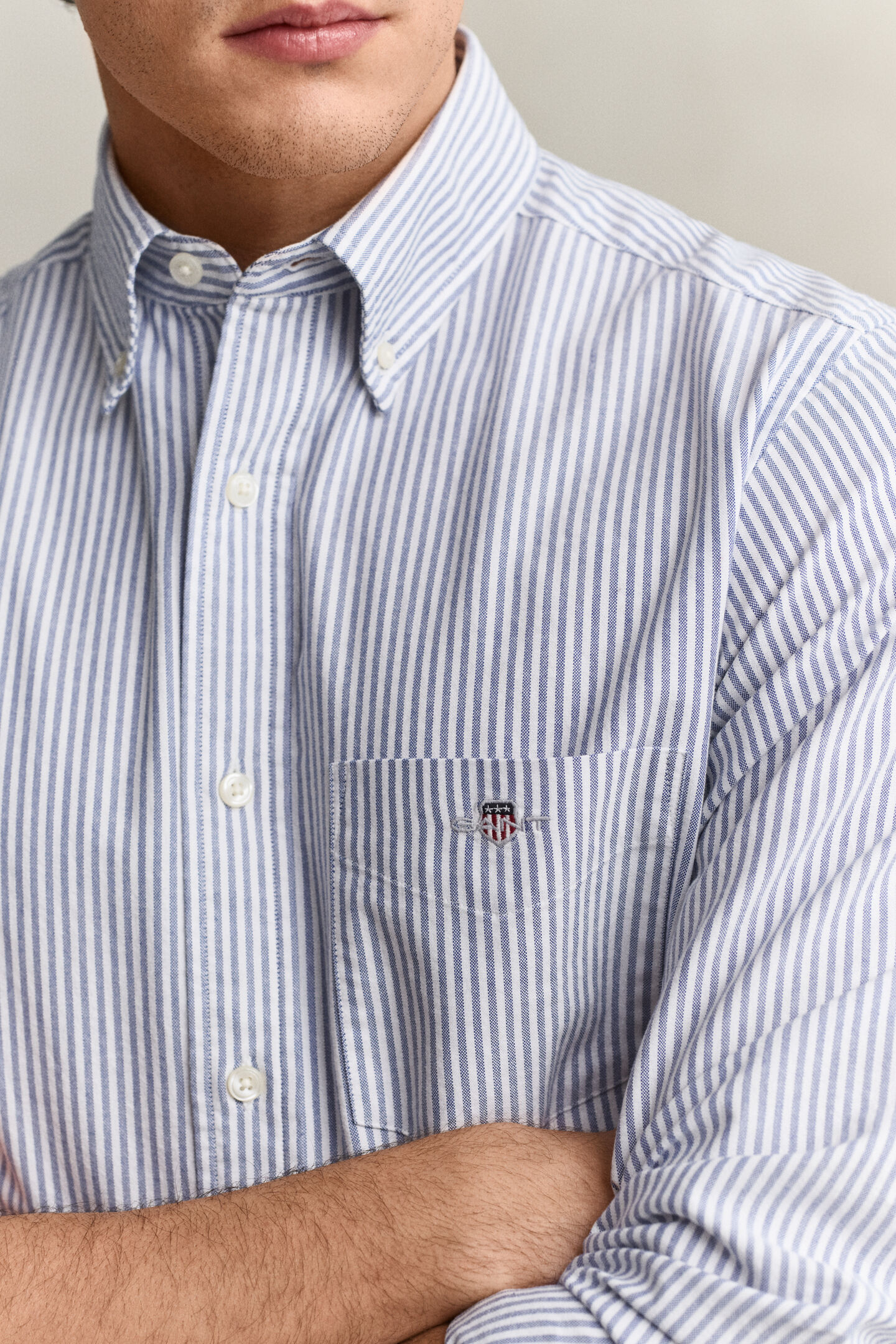 Banker Stripe Classic Oxford Shirt