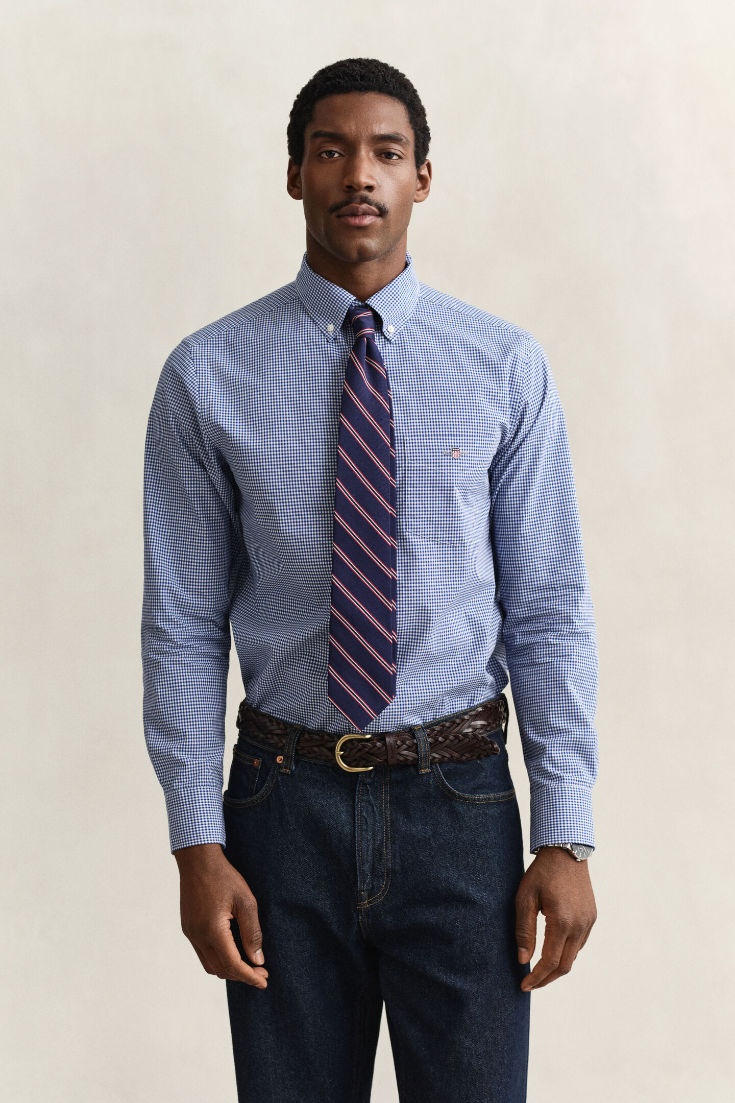 Gingham Classic Poplin Shirt