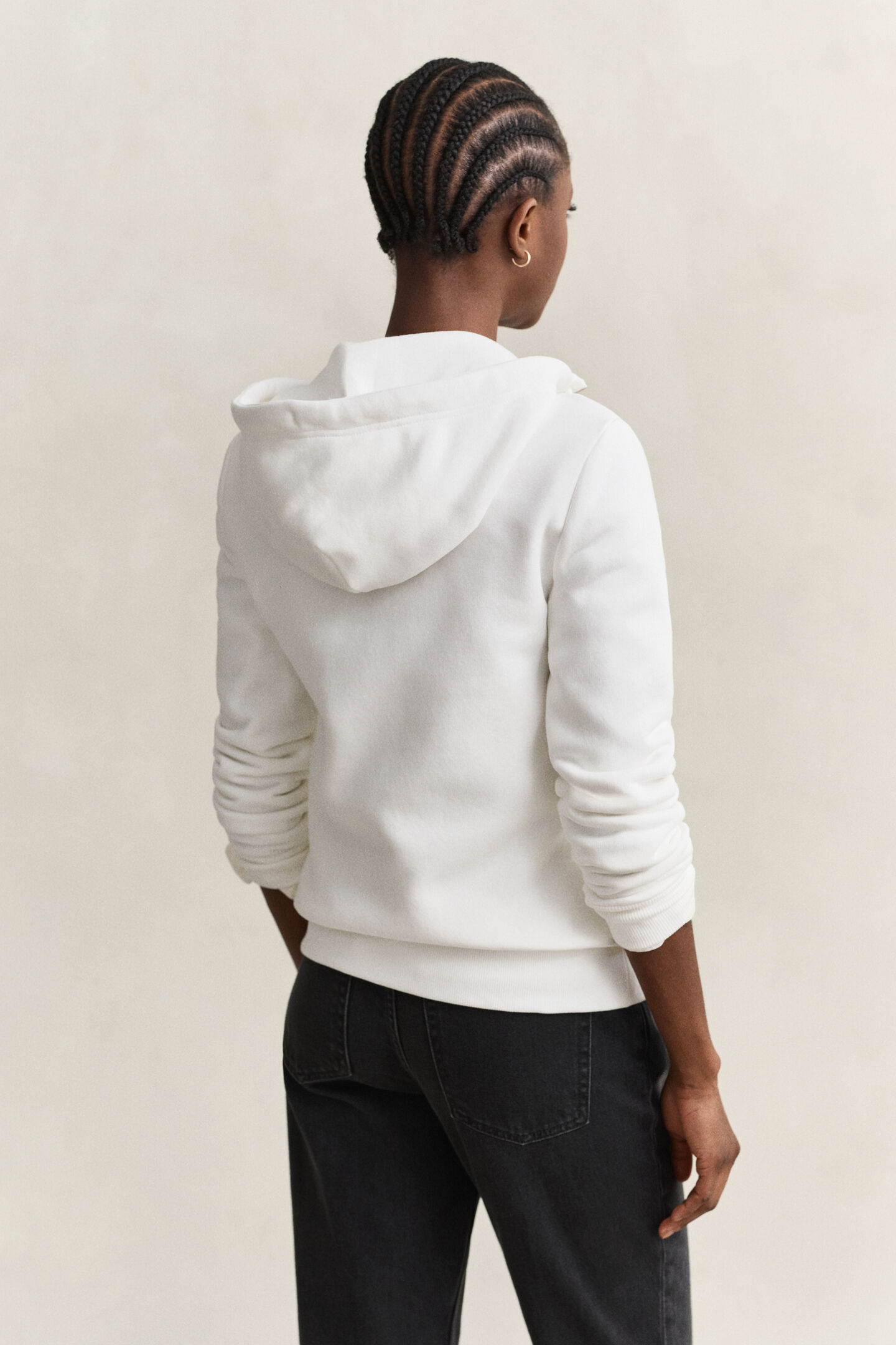 Tonal Shield Zip Hoodie
