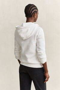Tonal Shield Zip Hoodie