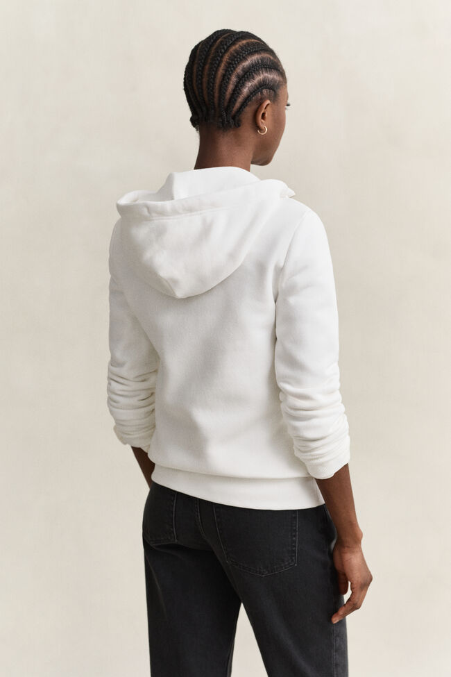 Tonal Shield Zip Hoodie
