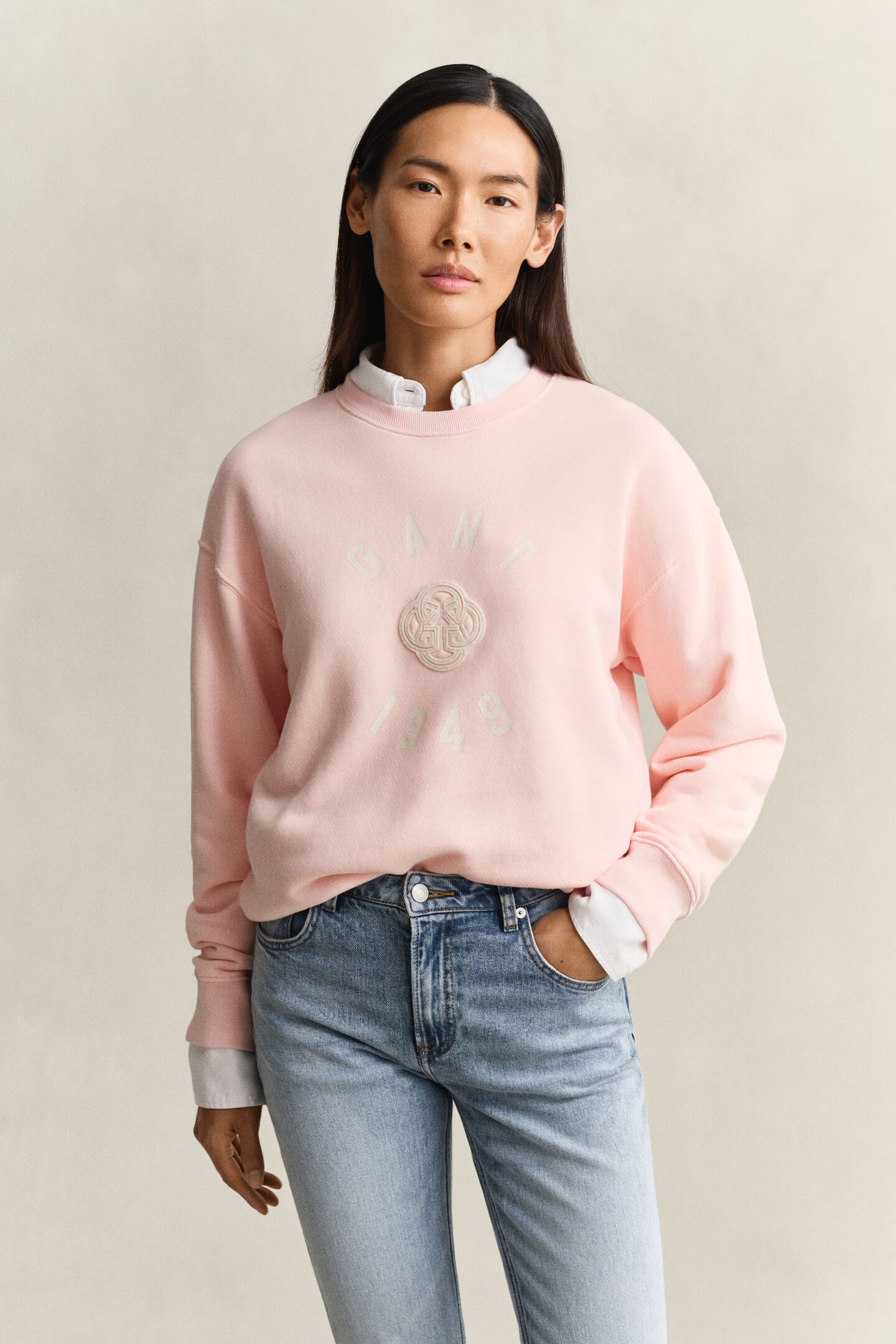 Graphic Crew Neck Sweatshirt