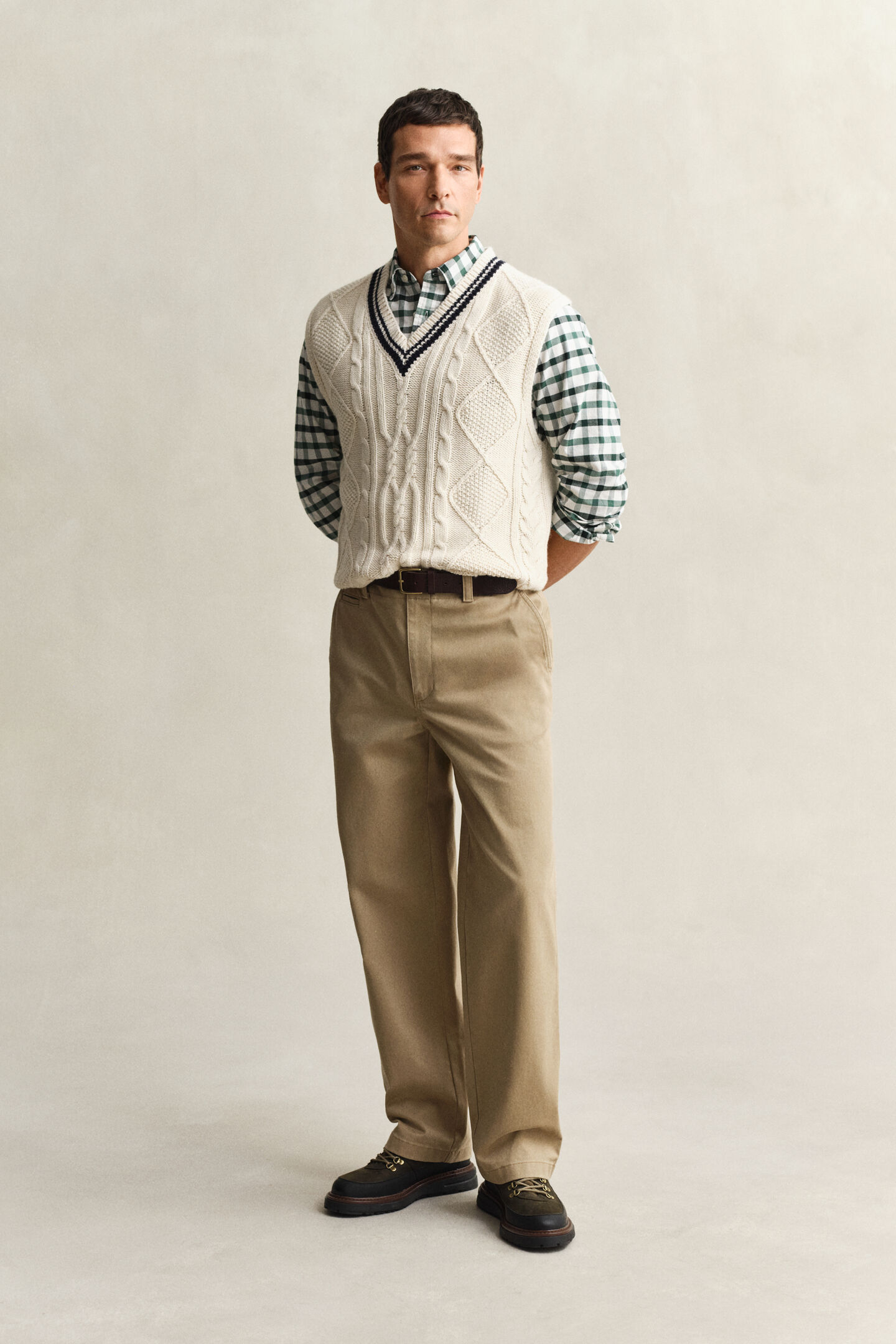 Regular Fit Checked Oxford Shirt