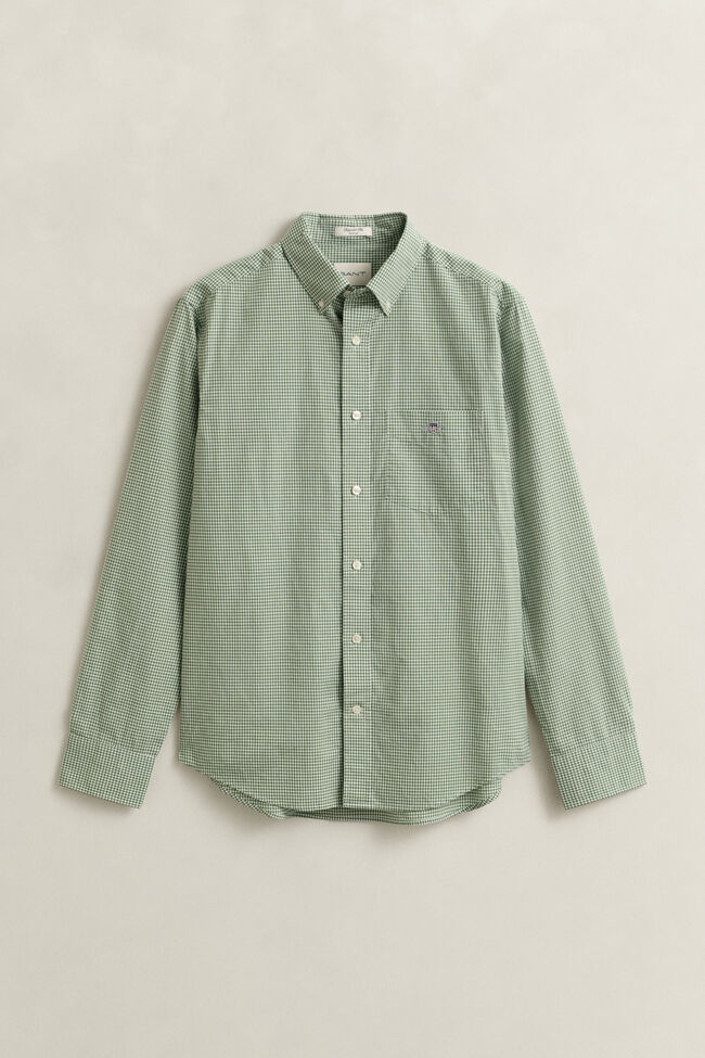 Gingham Classic Poplin Shirt