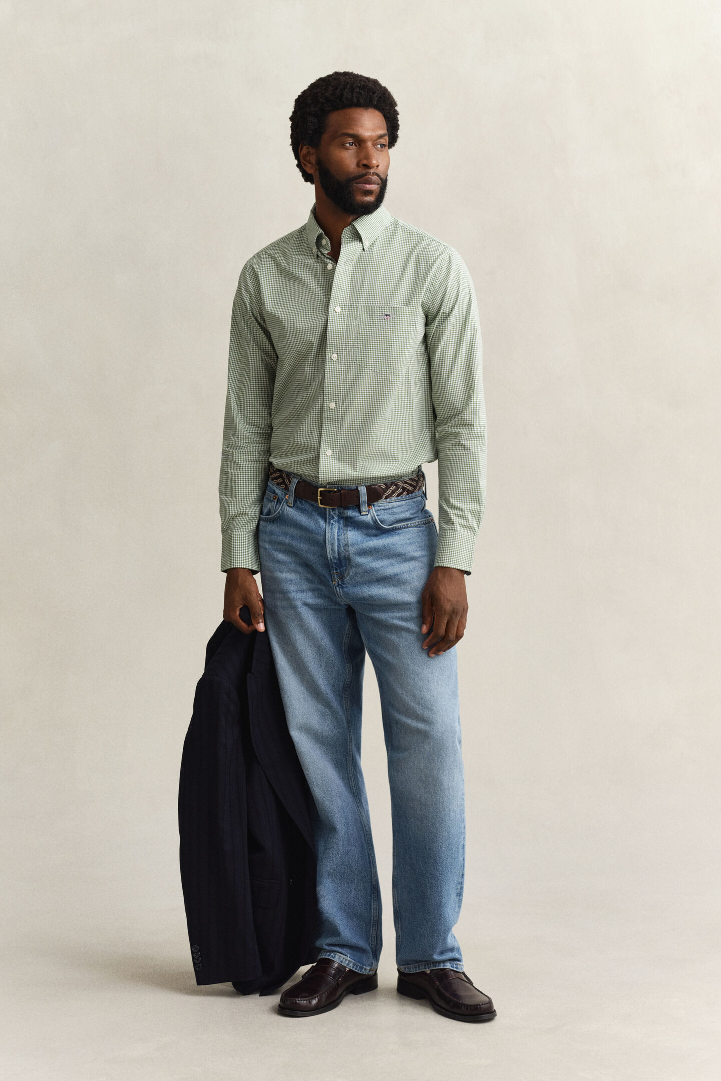 Gingham Classic Poplin Shirt