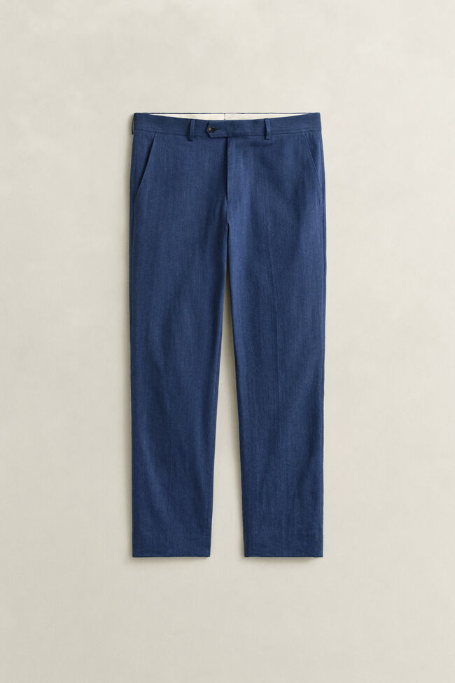 Linen Blend Suit Pants