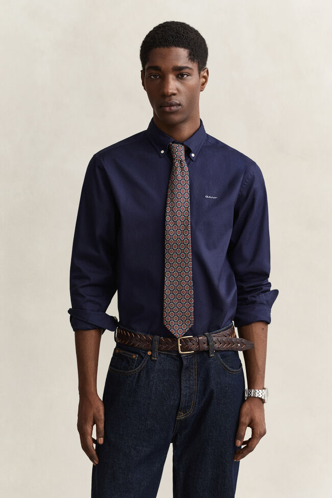 Regular Fit Pinpoint Oxford Shirt