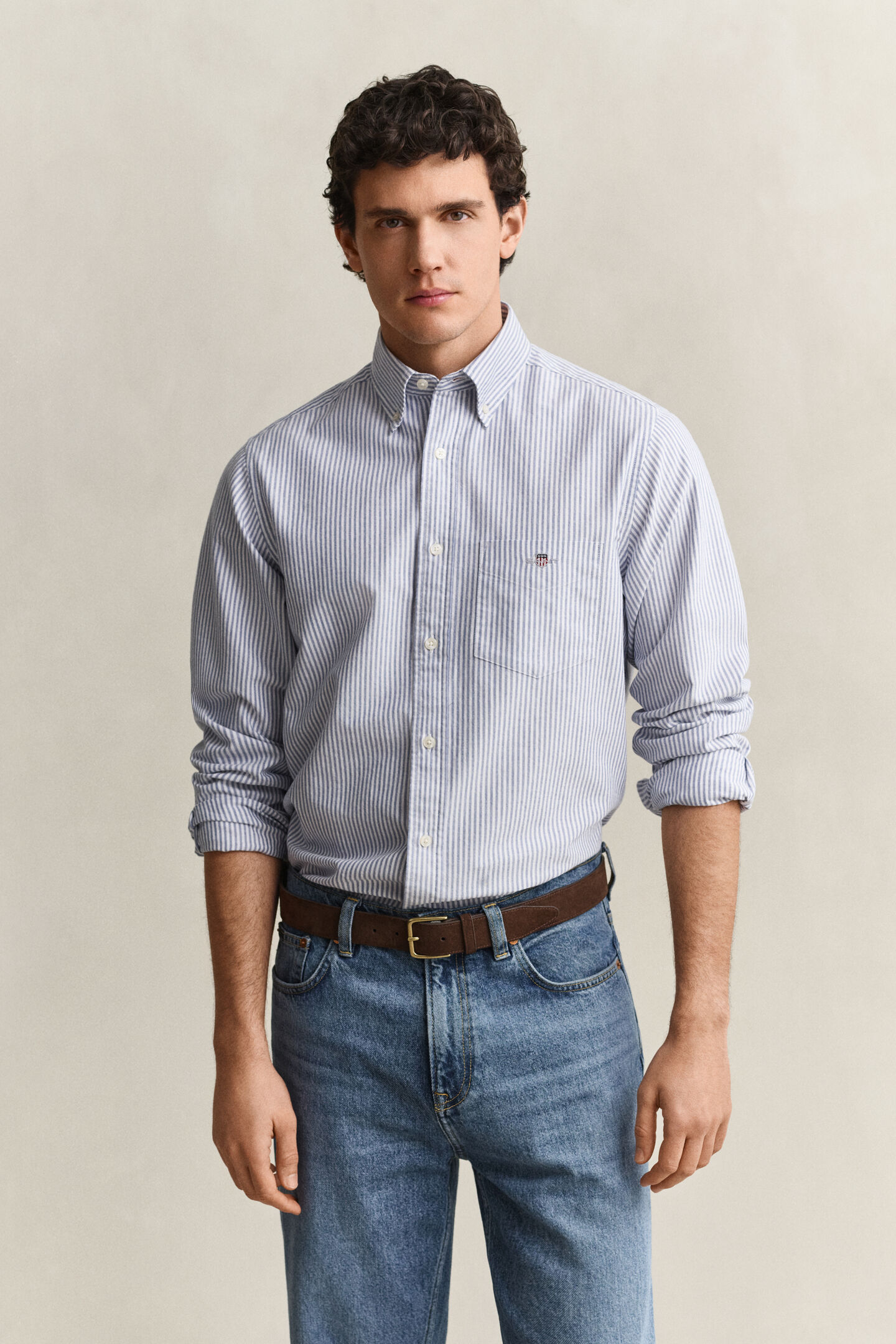 Banker Stripe Classic Oxford Shirt