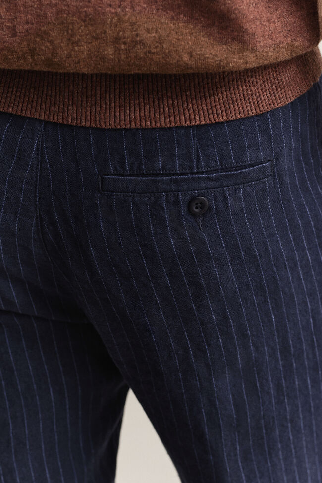 Striped Linen Pants