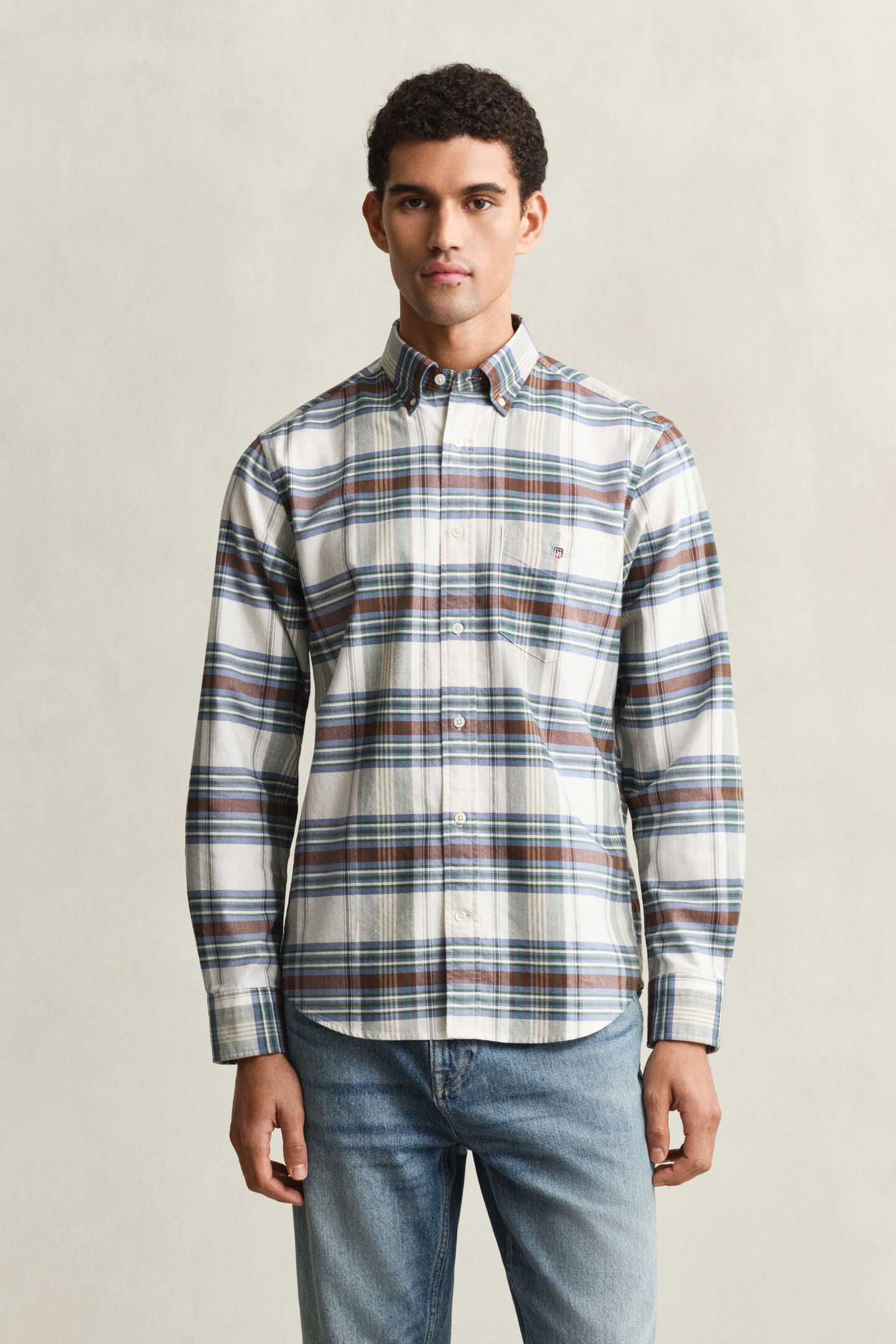 Regular Fit Classic Checked Oxford Shirt