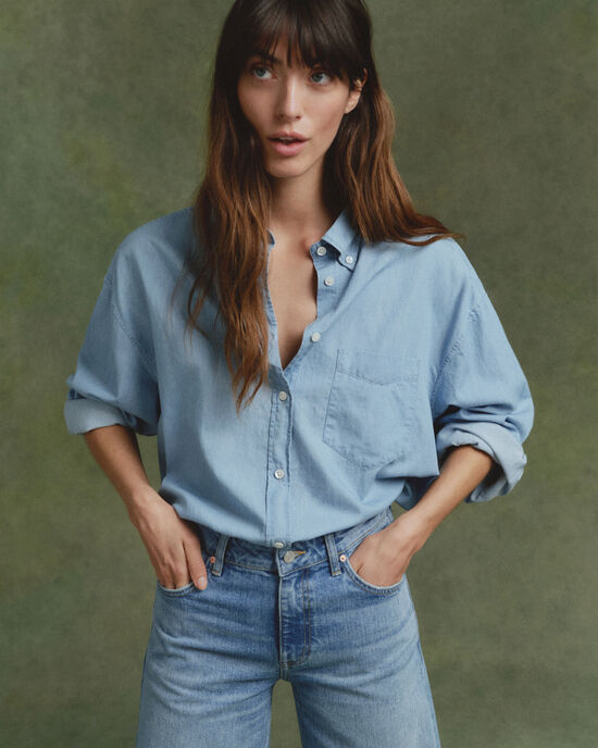 Oversized Chambray Shirt