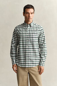 Regular Fit Checked Oxford Shirt
